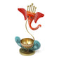 Lord Ganesha Idol Tea Light Holder | Tea Light Holder for Home Decoration, Pooja Room | Corporate Gift Items