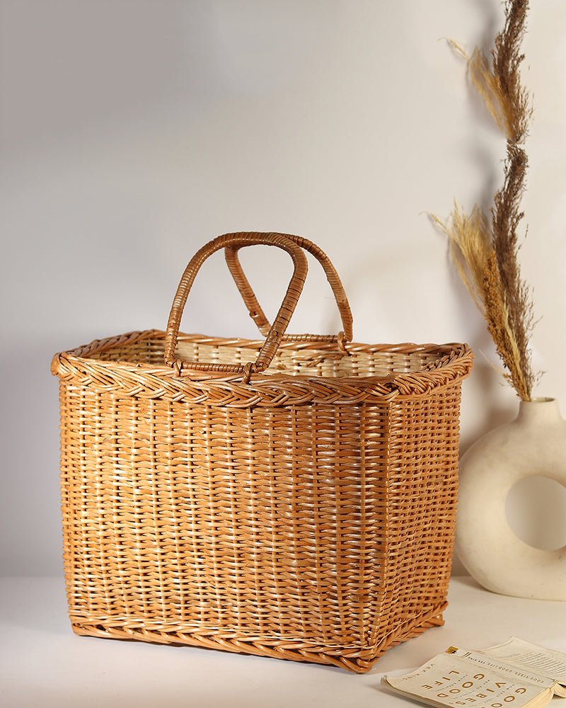 Cane Shopping Basket