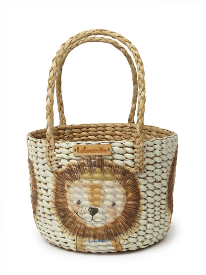 Round Hamper Basket | Seagrass Fruit Basket