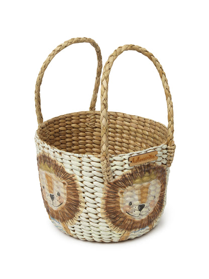 Round Hamper Basket | Seagrass Fruit Basket