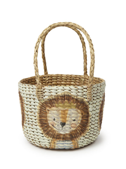 Round Hamper Basket | Seagrass Fruit Basket