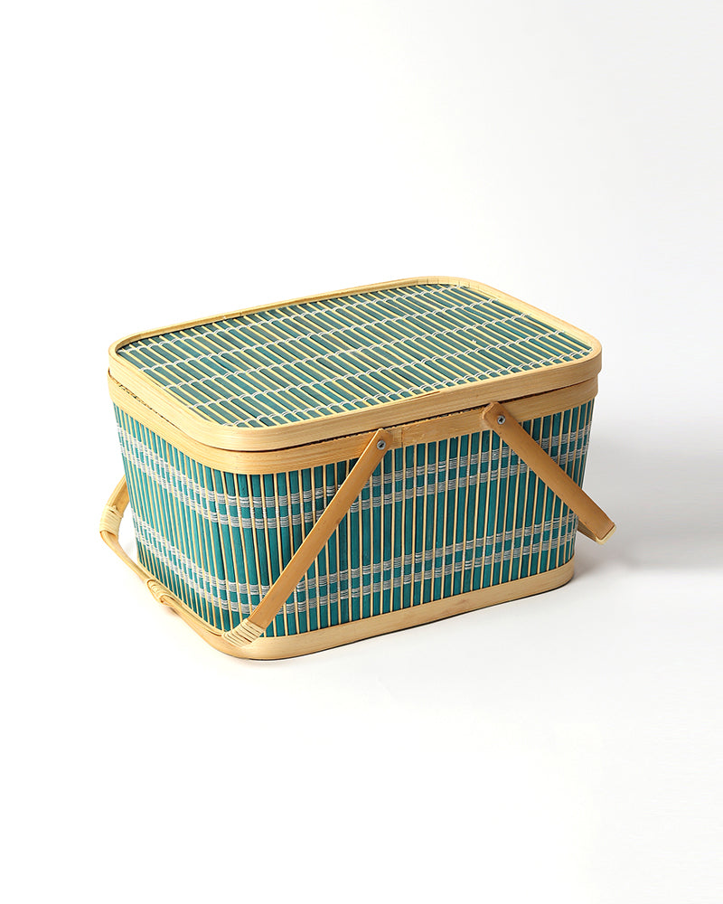 Bamboo Picnic Basket 