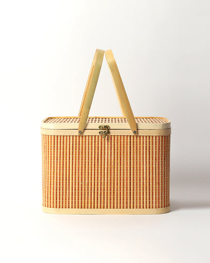  Bamboo Picnic Basket