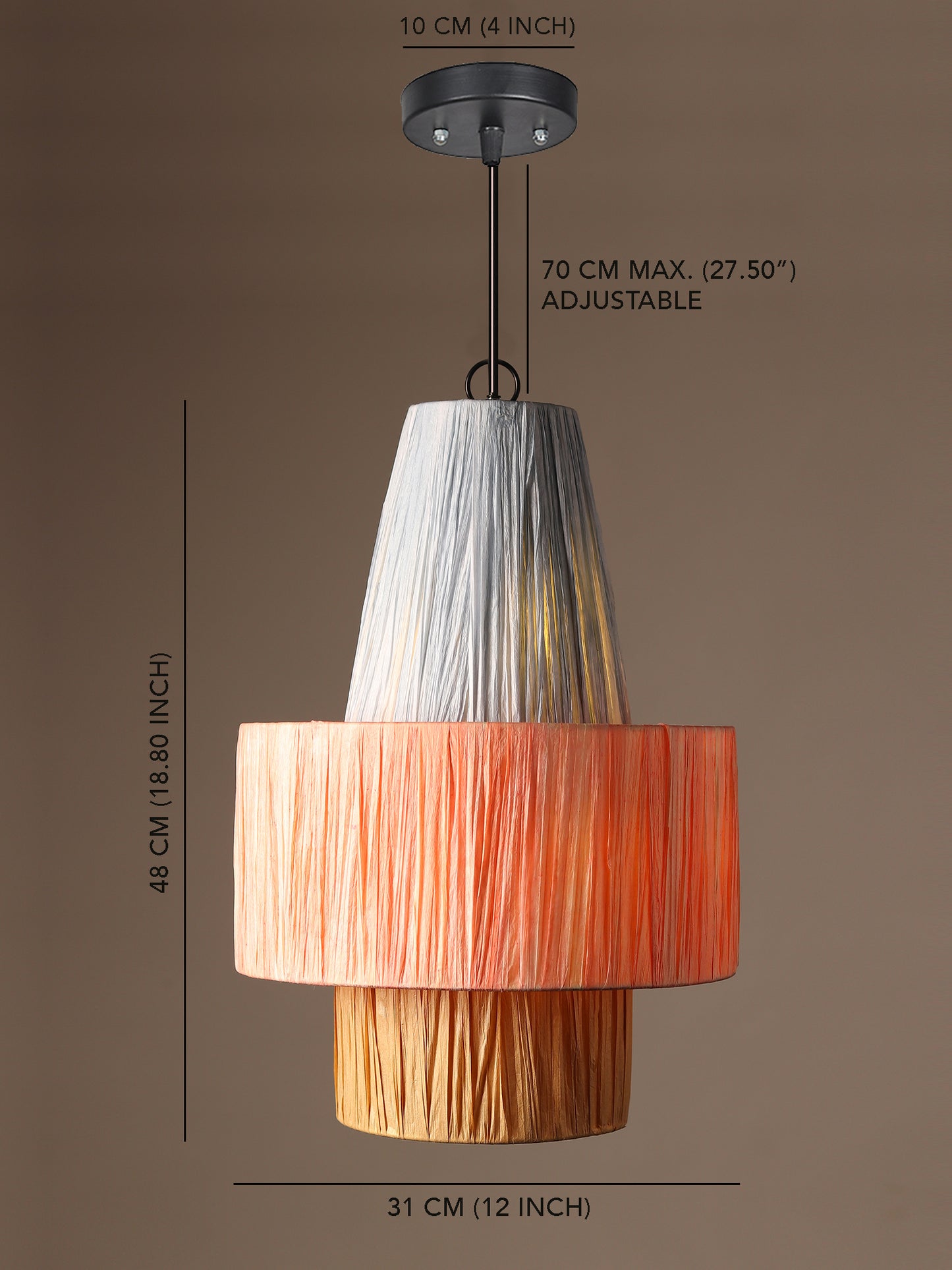 Raffia Pendant Lamp | Paper Lamp