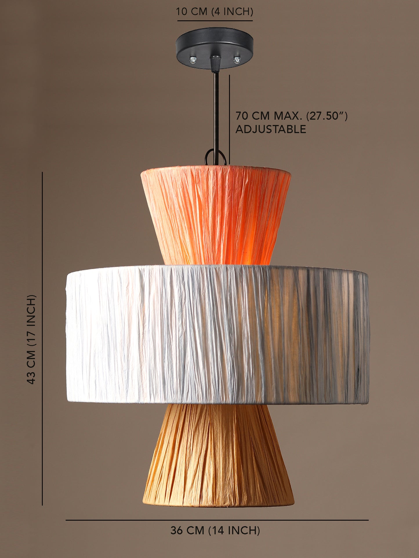 Raffia Pendant Lamp | Paper Lamp