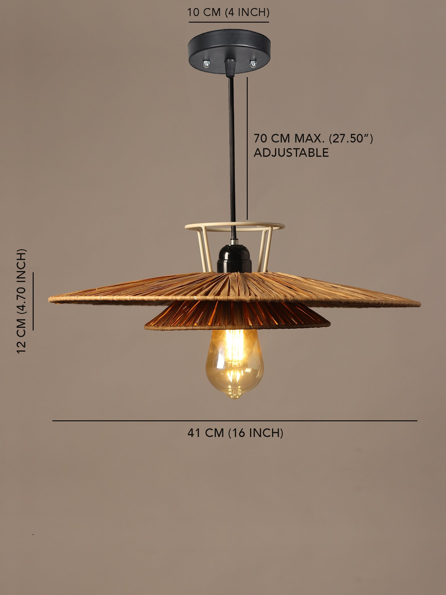 Raffia Pendant Lamp | Paper Lamp