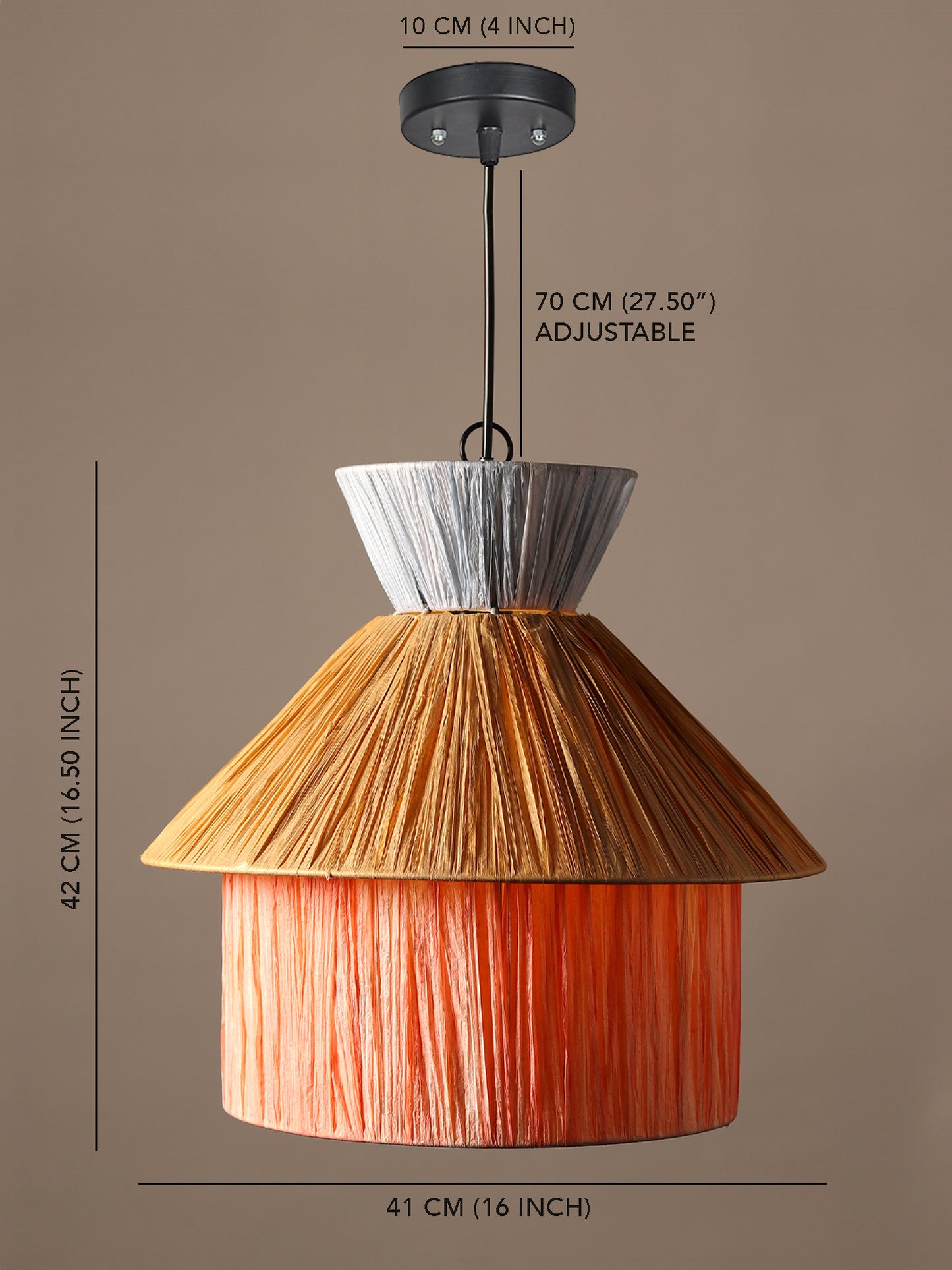 Raffia Pendant Lamp | Paper Lamp