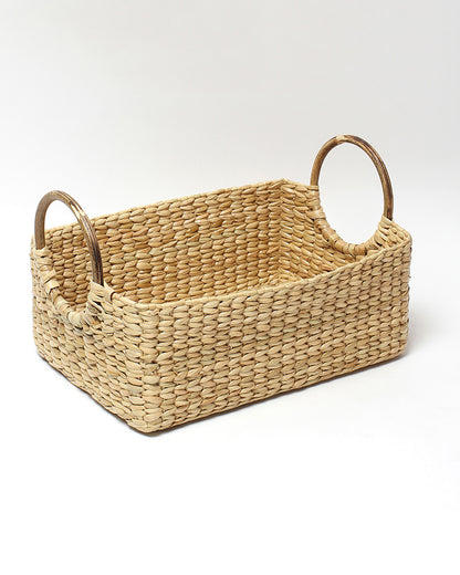 Cane Handle Fruit Hamper Basket