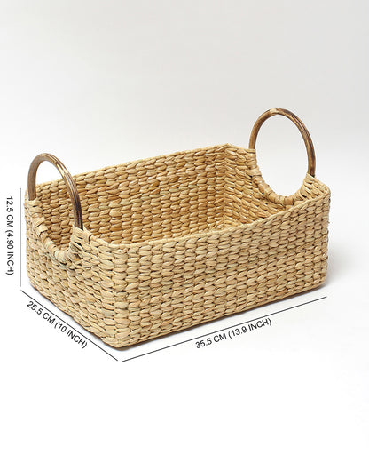 Cane Handle Fruit Hamper Basket