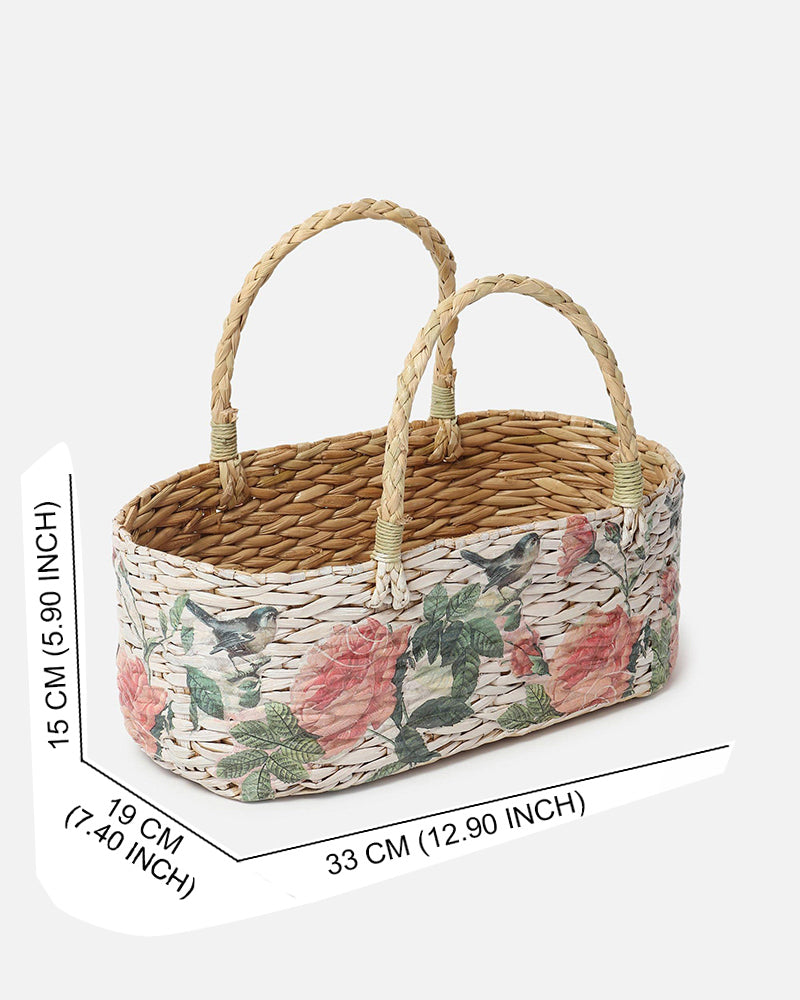 Seagrass Hamper Basket - Sophie