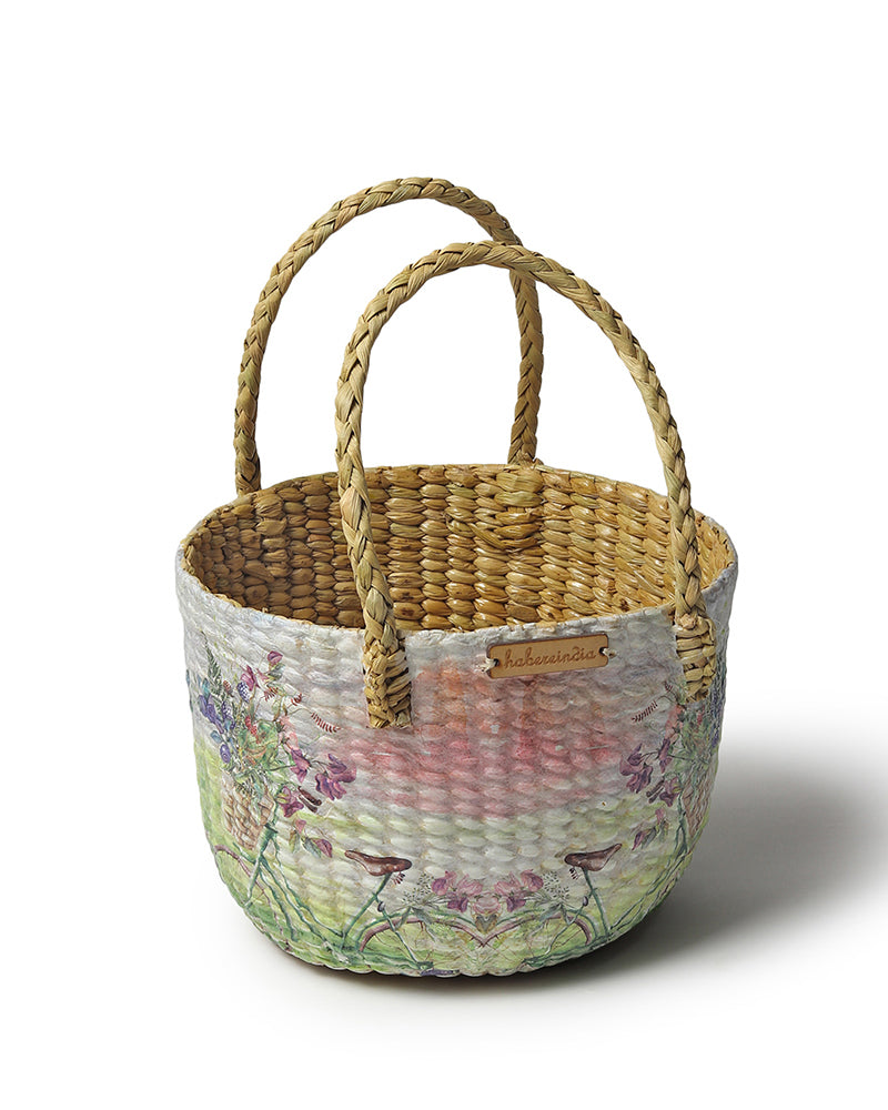 Seagrass Fruit Basket | Round Hamper Basket