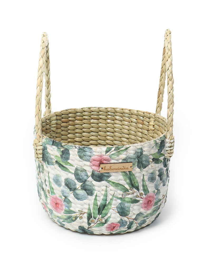 Seagrass Fruit Basket | Round Hamper Basket