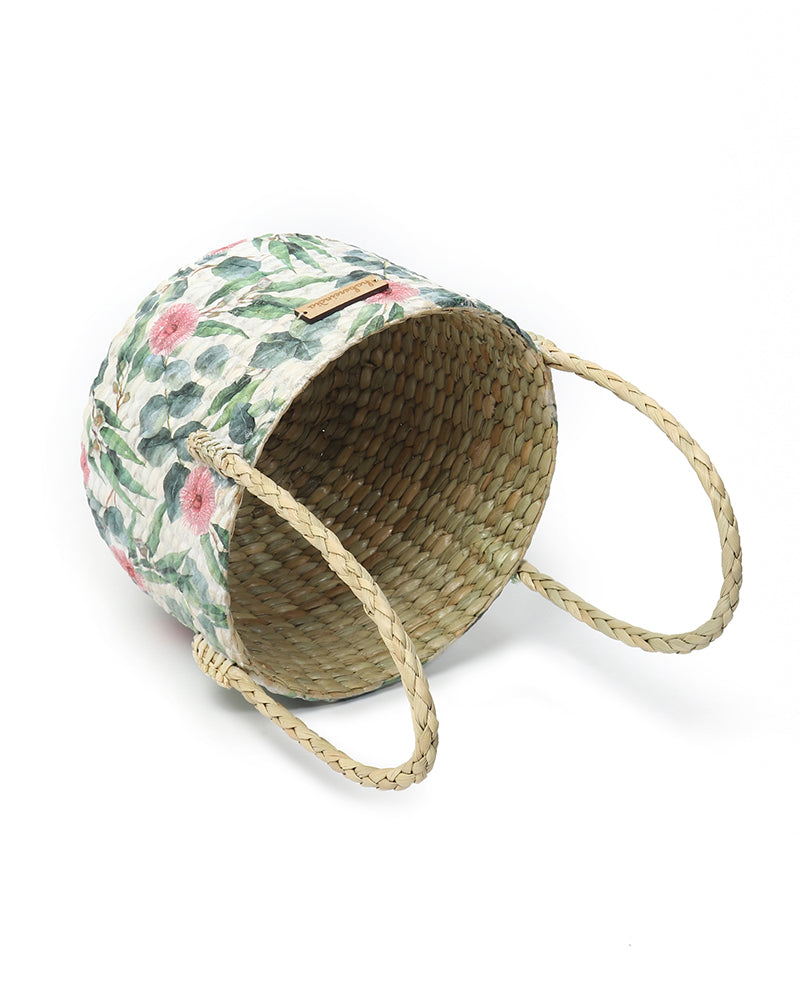 Seagrass Fruit Basket | Round Hamper Basket