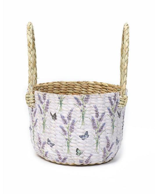 Round Hamper Basket | Seagrass Fruit Basket