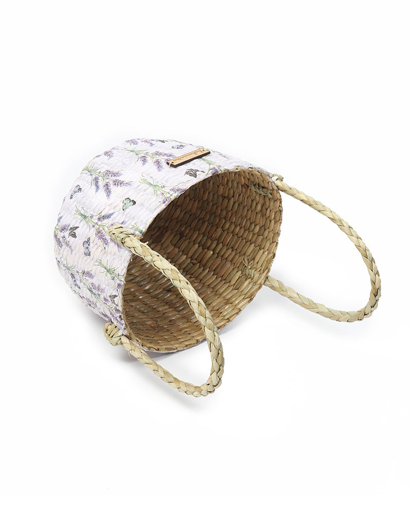 Round Hamper Basket | Seagrass Fruit Basket