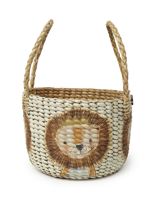 Round Hamper Basket | Seagrass Fruit Basket