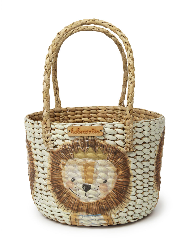 Round Hamper Basket | Seagrass Fruit Basket