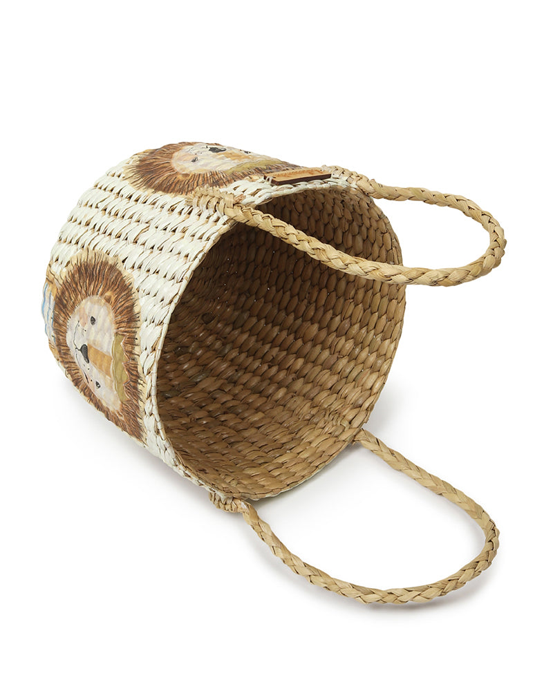 Round Hamper Basket | Seagrass Fruit Basket