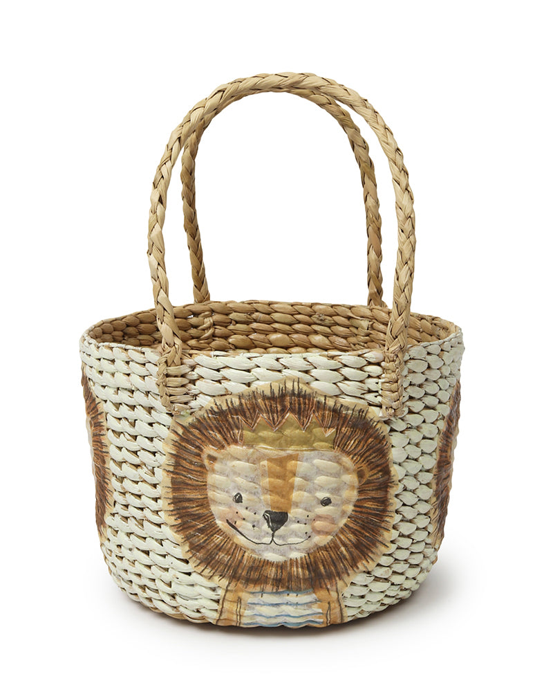 Round Hamper Basket | Seagrass Fruit Basket