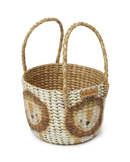 Round Hamper Basket | Seagrass Fruit Basket