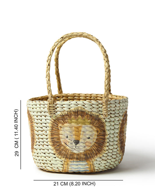 Round Hamper Basket | Seagrass Fruit Basket