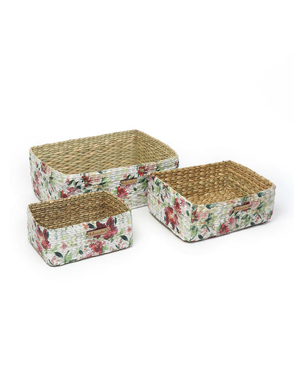 Seagrass Storage Trays - Set of 3