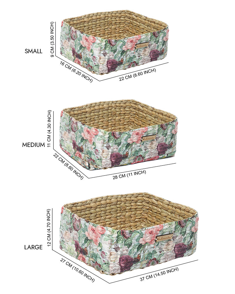 Seagrass Storage Trays - Set of 3