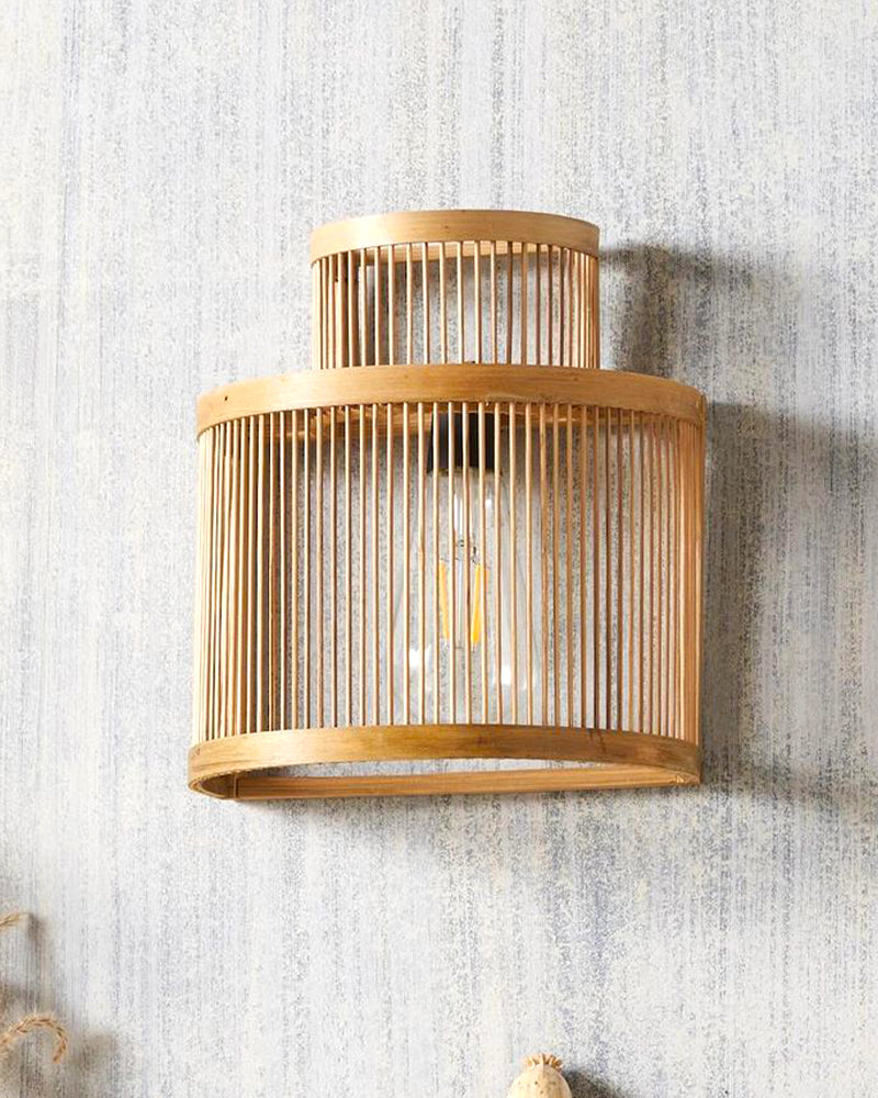 Wall Lamp For Living Room | Wall Lamps For Bedroom | Bamboo Wall Lamp