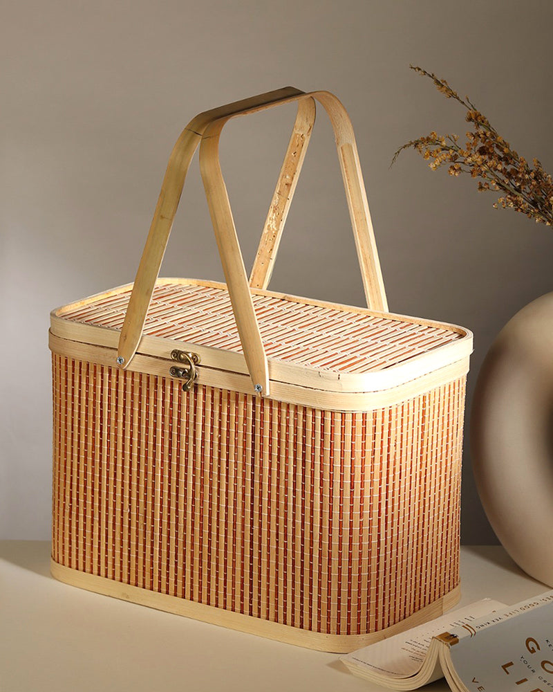  Bamboo Picnic Basket