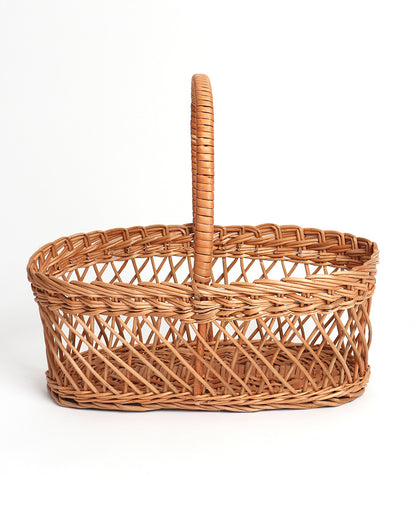 Wicker Hamper Basket | Jali Fruit Basket