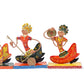 Rajasthani Home Decor - Set of 3 | Rajasthani Figure Table Decor for Living Room | Gifting Figurine