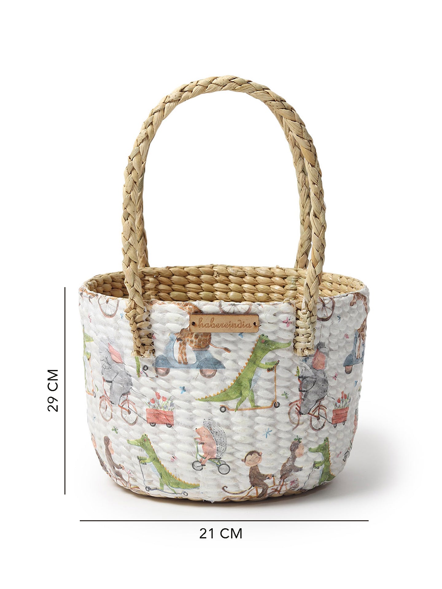 Seagrass Fruit Basket | Round Hamper Basket