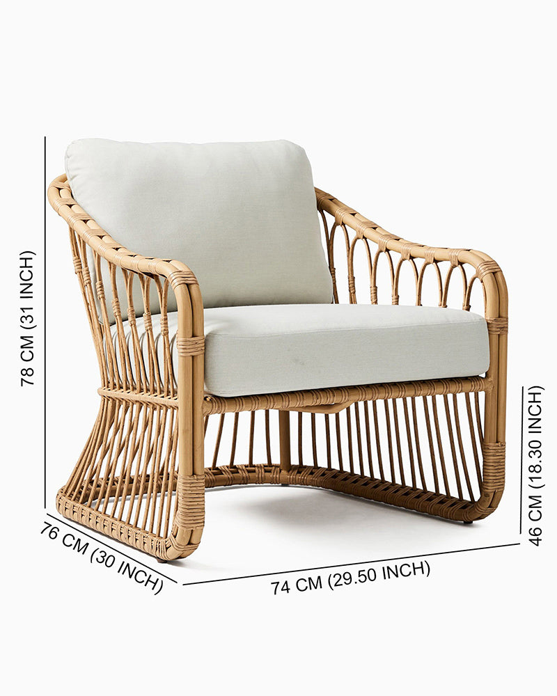 Barcelona Bamboo Chair | Rattan Chair | Cane Furniture