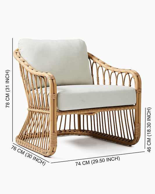 Barcelona Bamboo Chair | Rattan Chair | Cane Furniture