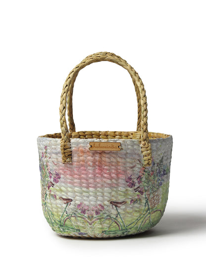 Seagrass Fruit Basket | Round Hamper Basket