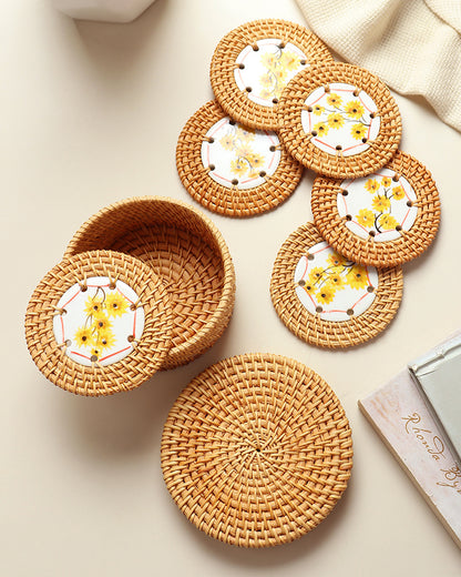 Rattan Coasters 