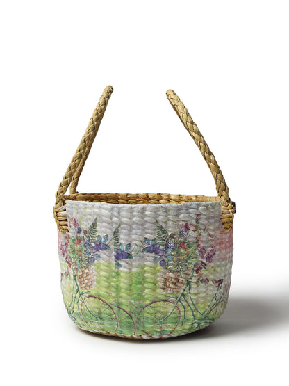 Seagrass Fruit Basket | Round Hamper Basket