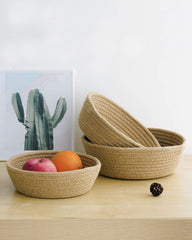 Jute-Organizer – 3er-Set