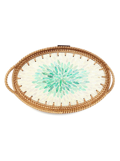 Rattan tray