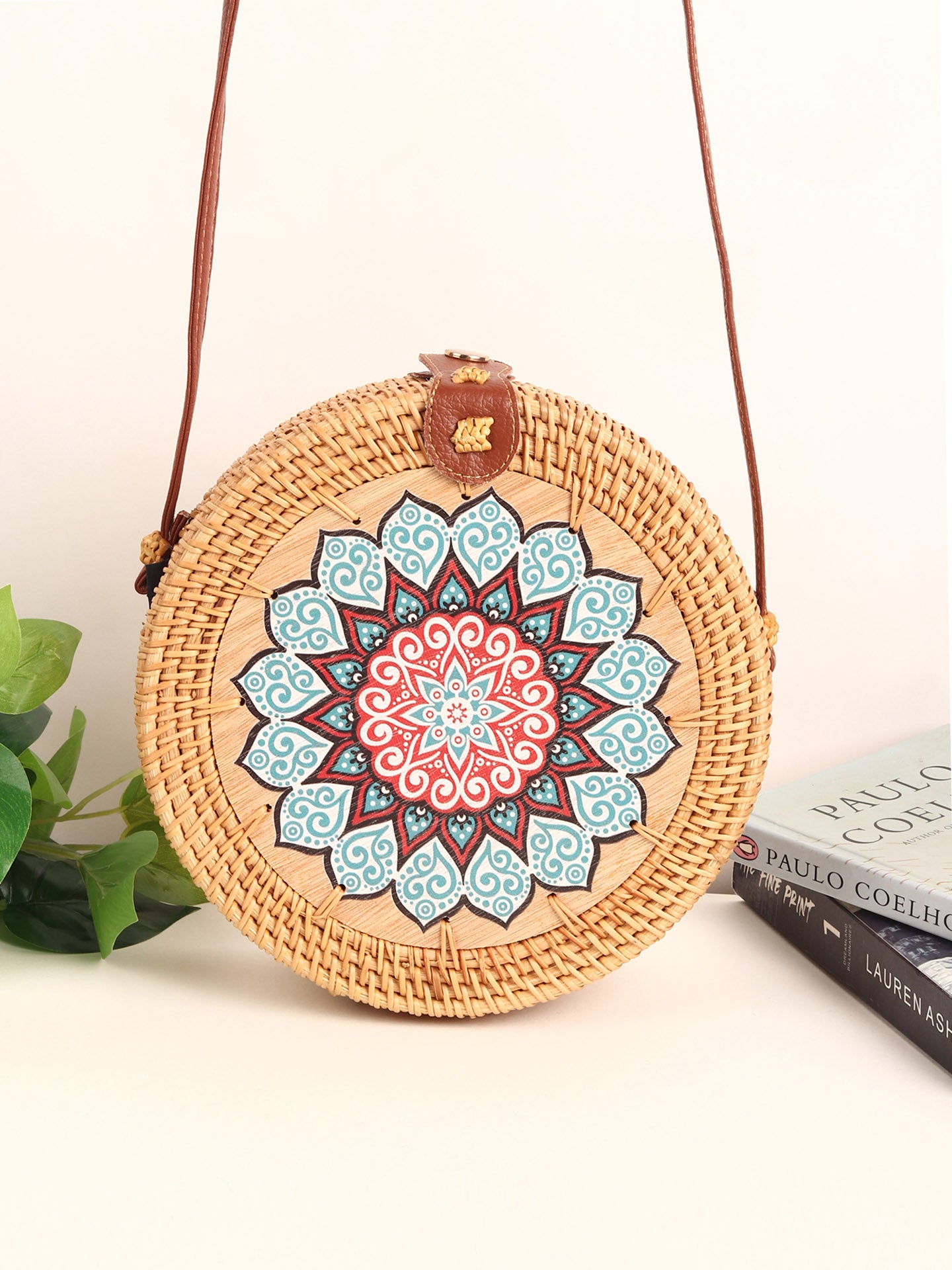 Round Rattan Sling Bags Beach Sling Bags Round Sling Bags