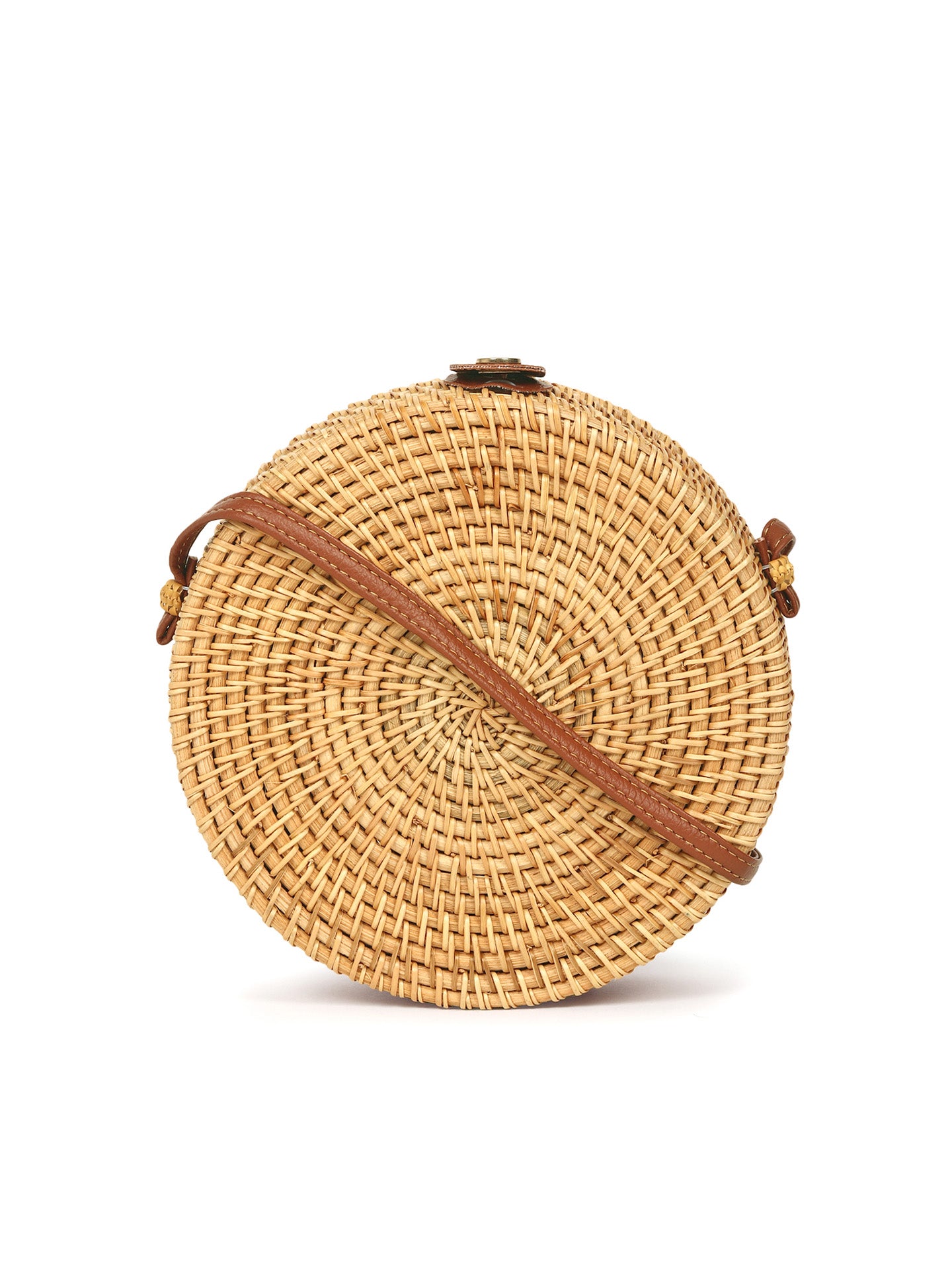 Rattan round sling bag sale